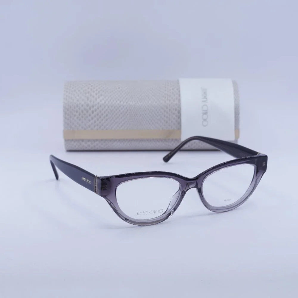 🕶️ New Jimmy Choo JC350 0KB7 00 Eyeglasses - Grey Gradient Frame 51mm